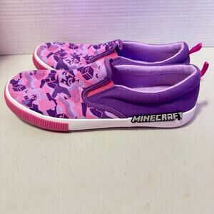 Minecraft Purple Slip on Shoes Men’s size 6/EU 38.5 Excellent Condition